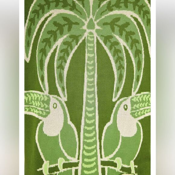 NWT- FARM Rio- Green Summer Sunrise Lenzing Ecovero Viscose Knit Shirt Green, L - Picture 5 of 15